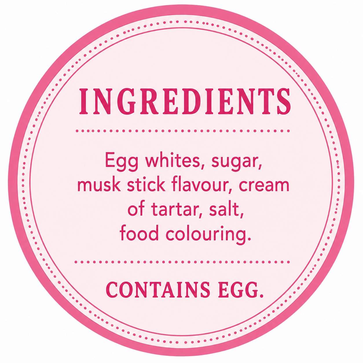 Musk Stick Meringue Kisses