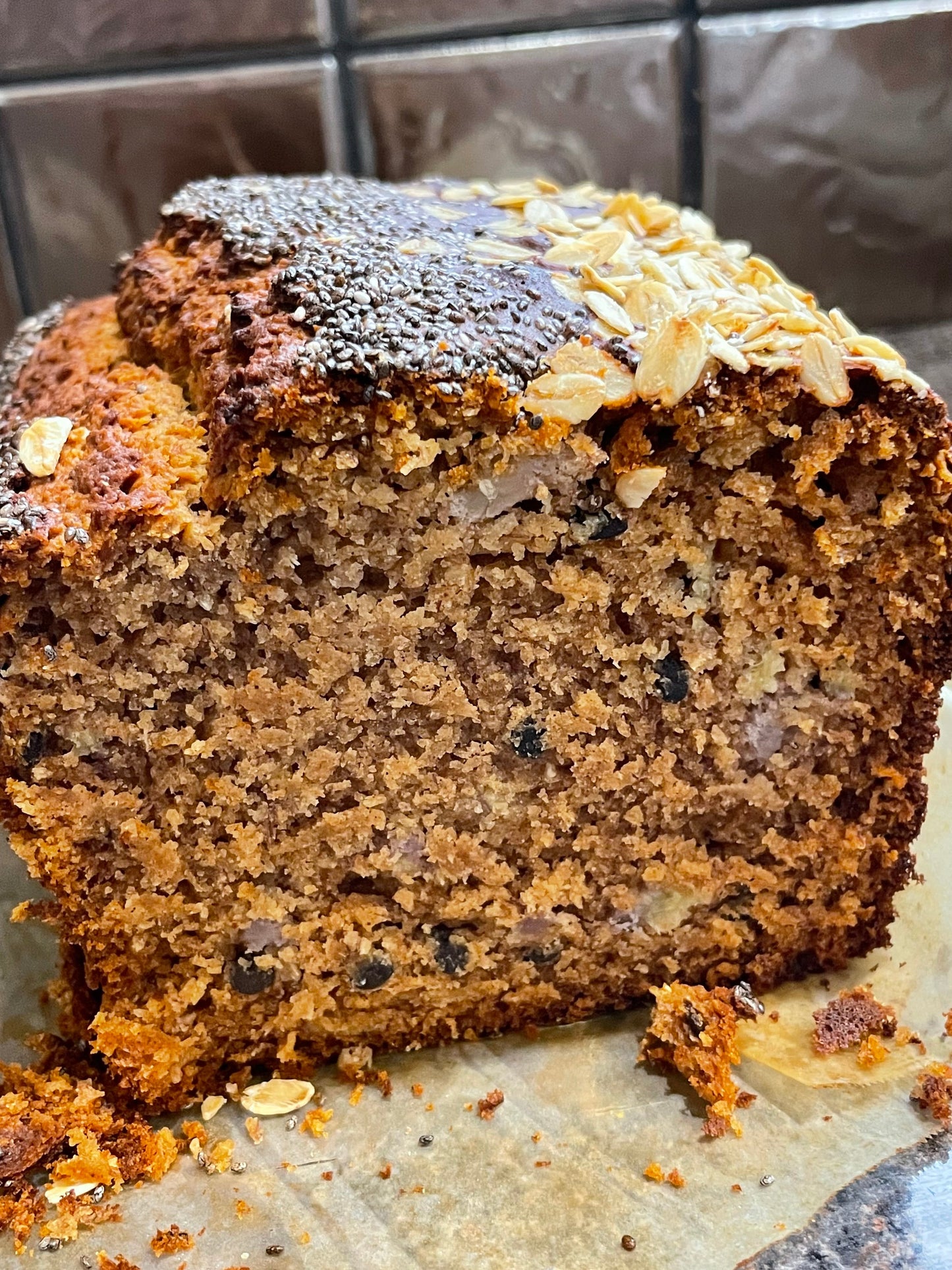 Healthy Banana, Pineapple & Coconut Loaf