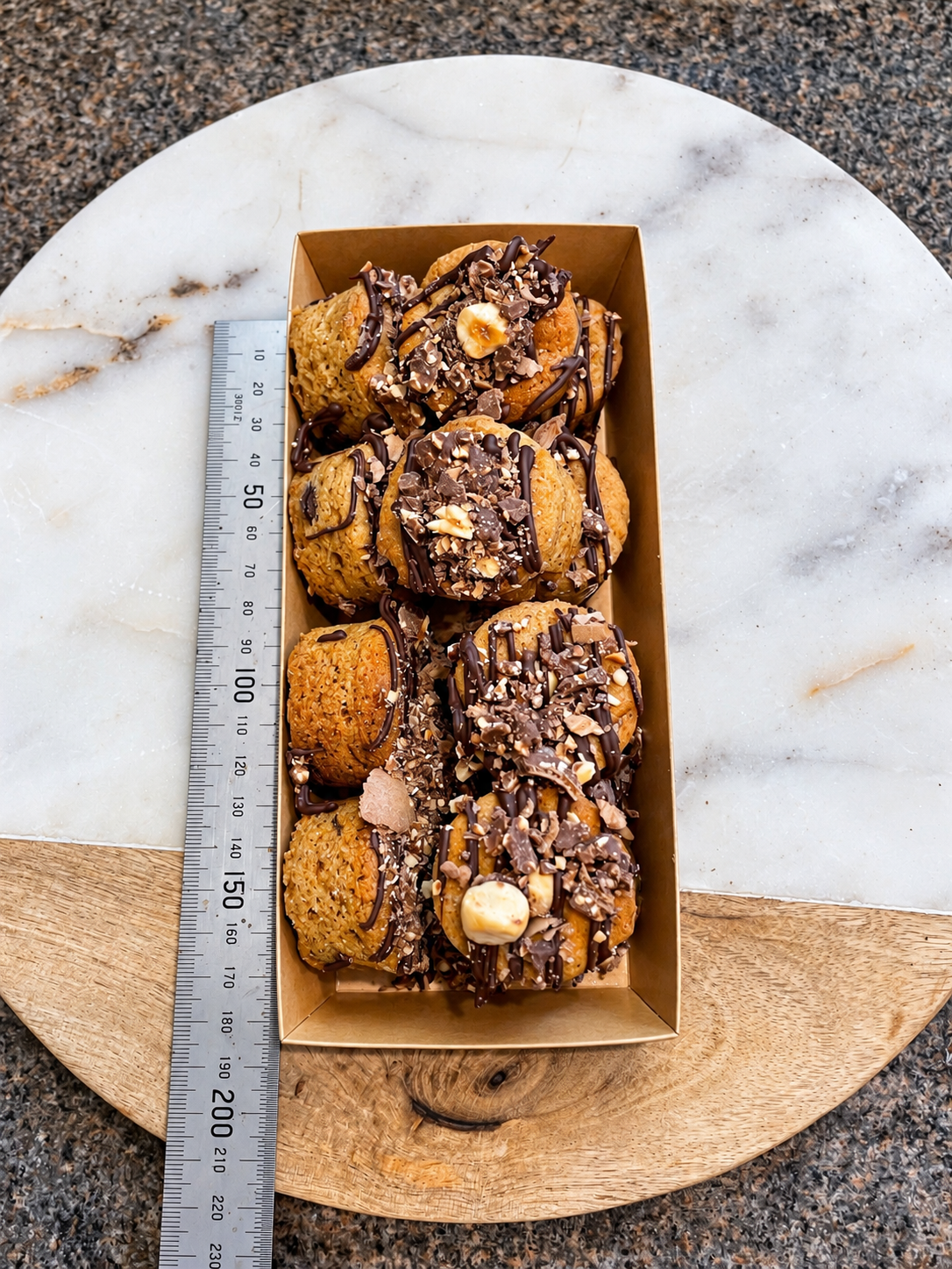 Mini Ferrero Rocher Sourdough Cookie Box