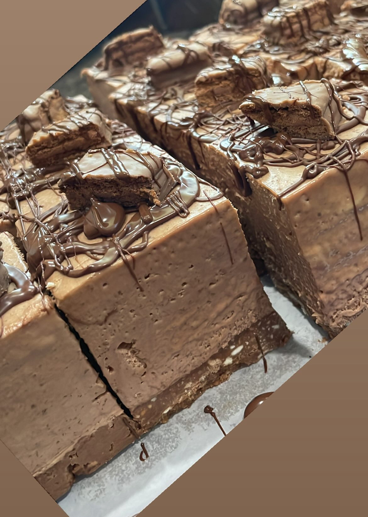 Cadbury Dark Chocolate Tim Tam Cheesecake