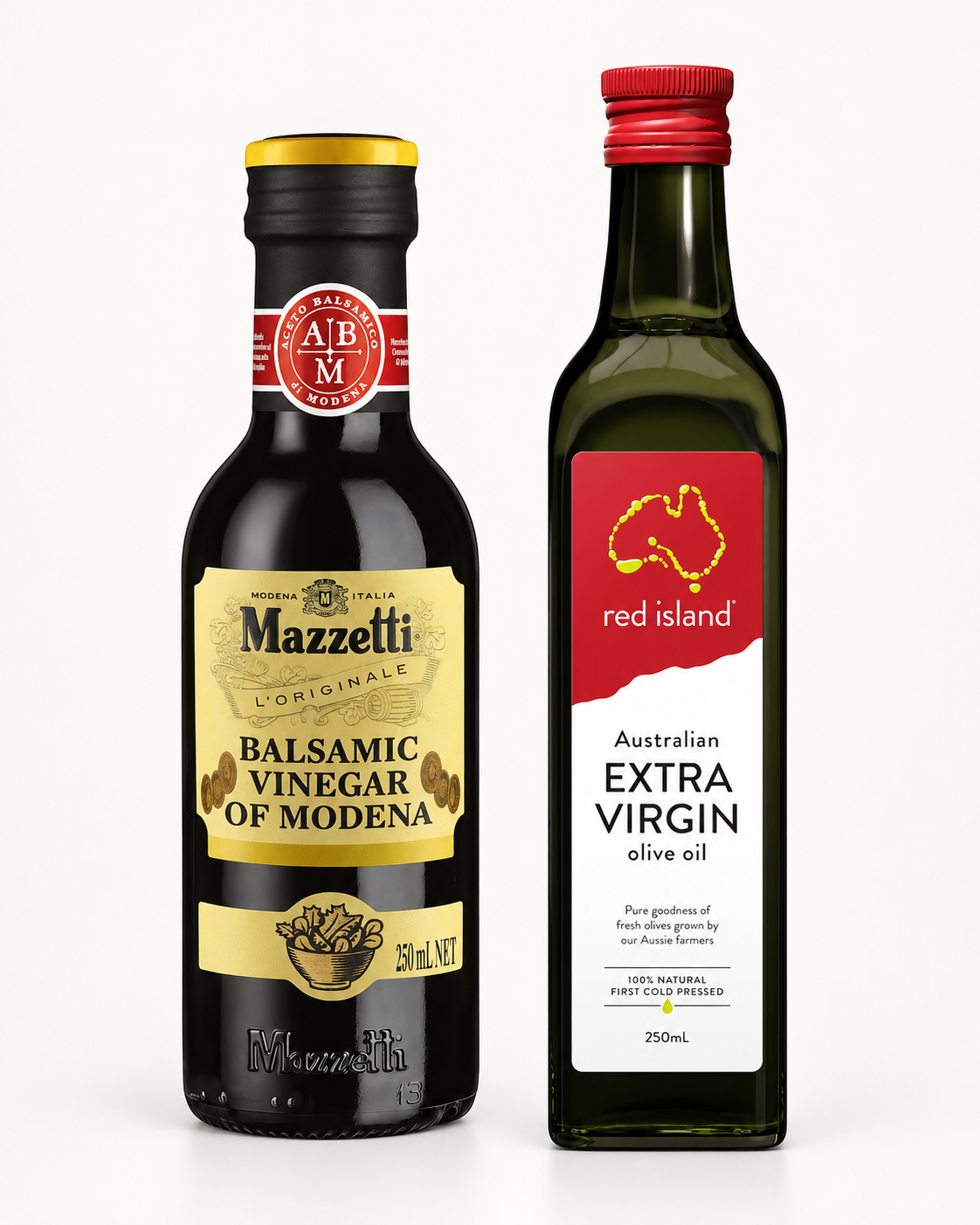 Balsamic Vinegar 250g & Extra Virgin Cold Pressed Olive Oil 250g