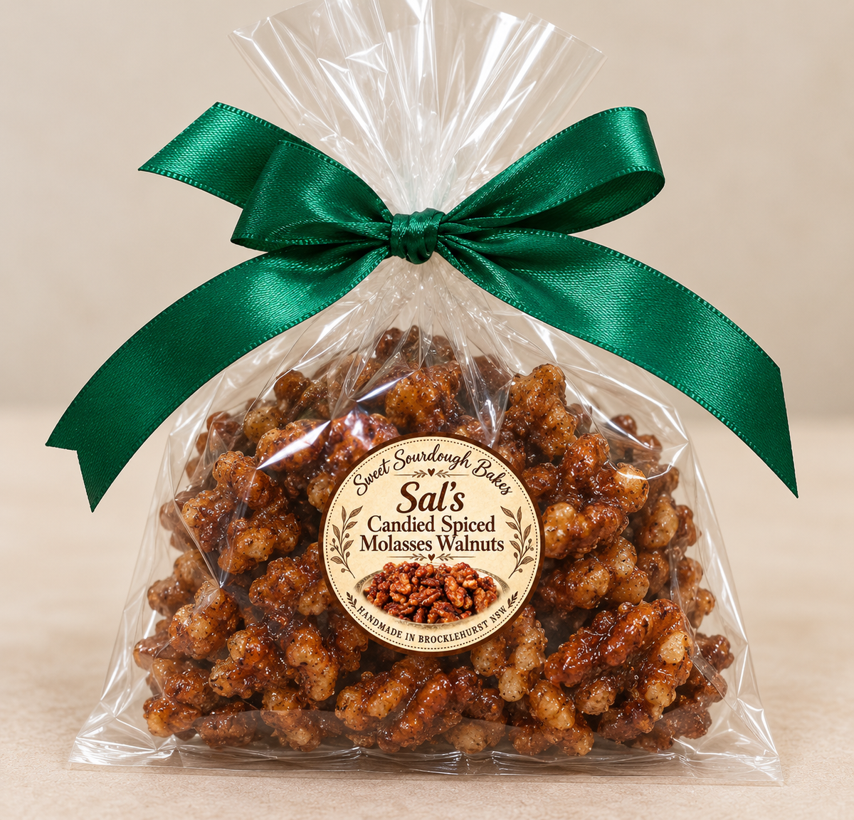 Sal’s Candied Spiced Molasses Walnuts