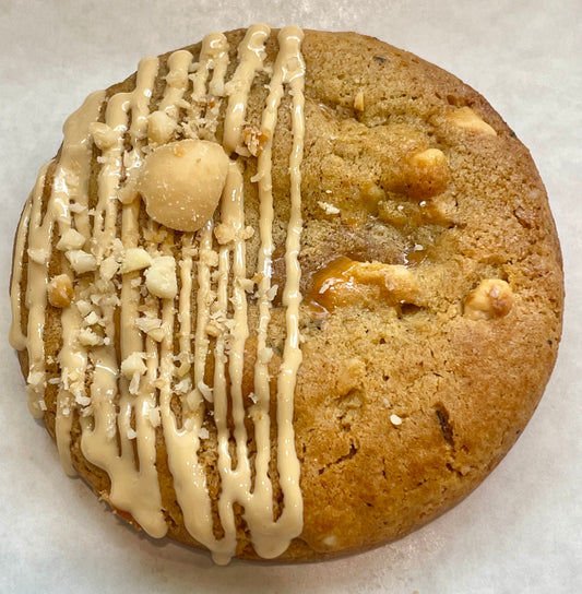 Macadamia White Chocolate Chip & Dulce De Leche Sourdough Cookie (12)