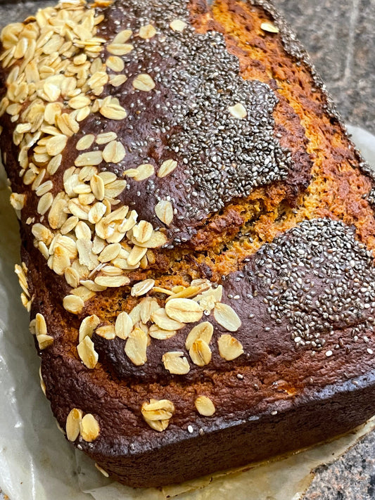 Healthy Banana, Pineapple & Coconut Loaf