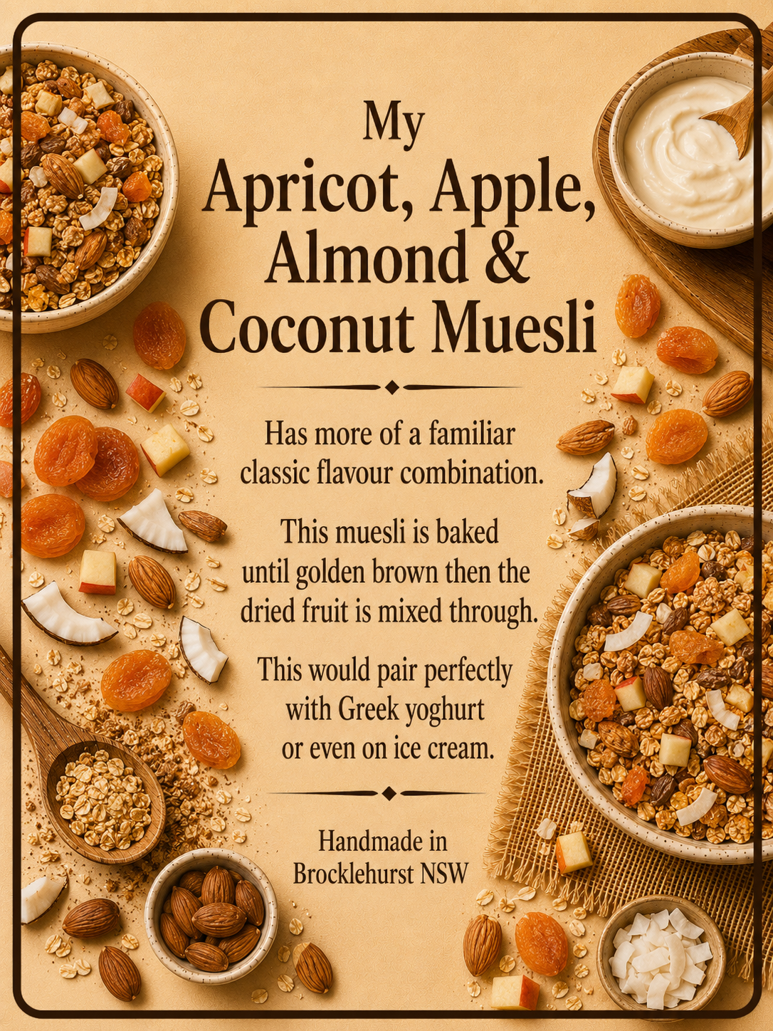 Apricot, Apple, Almond & Coconut Muesli