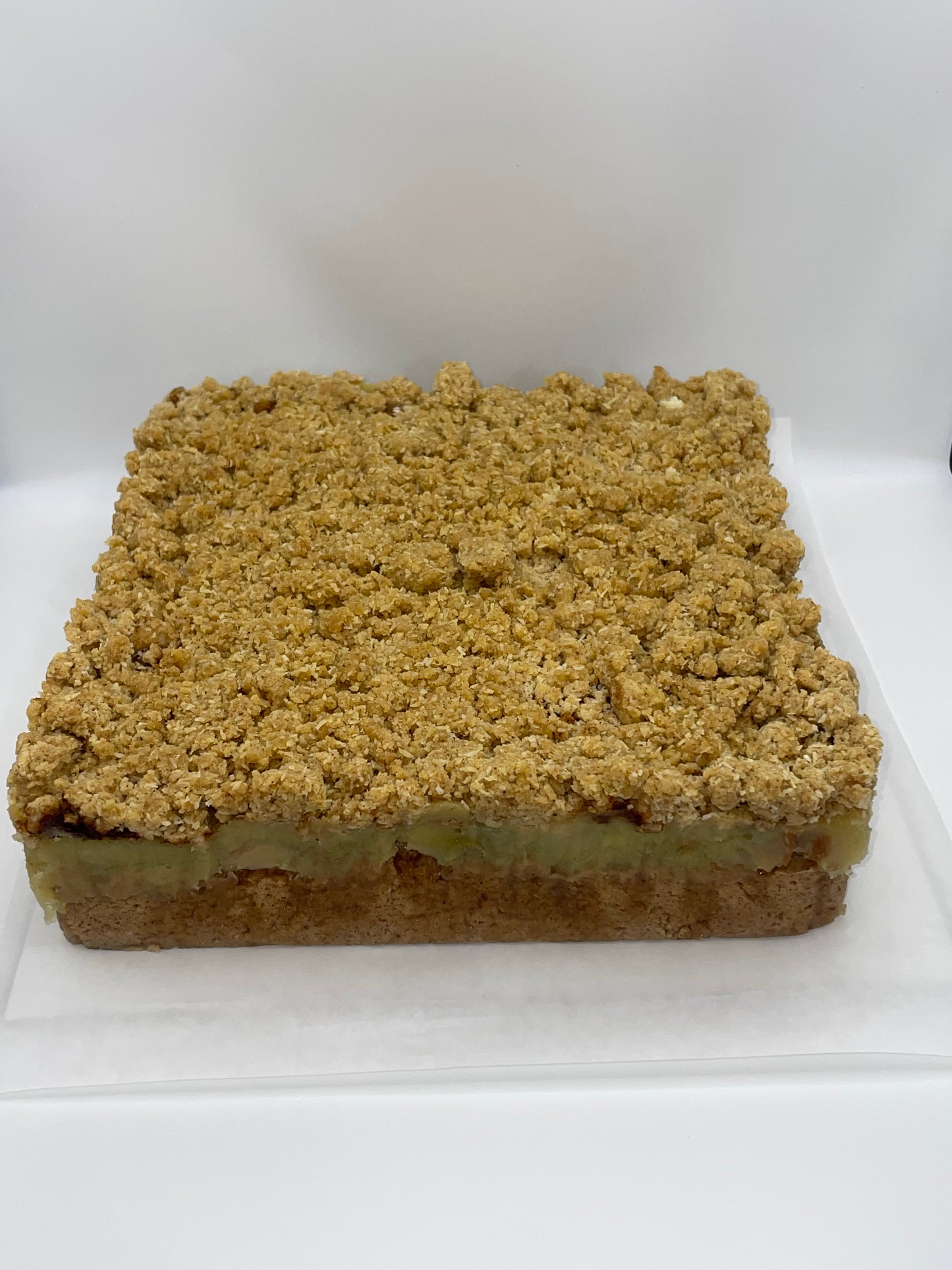 Spiced Apple Crumble Slice - Vegan/GF