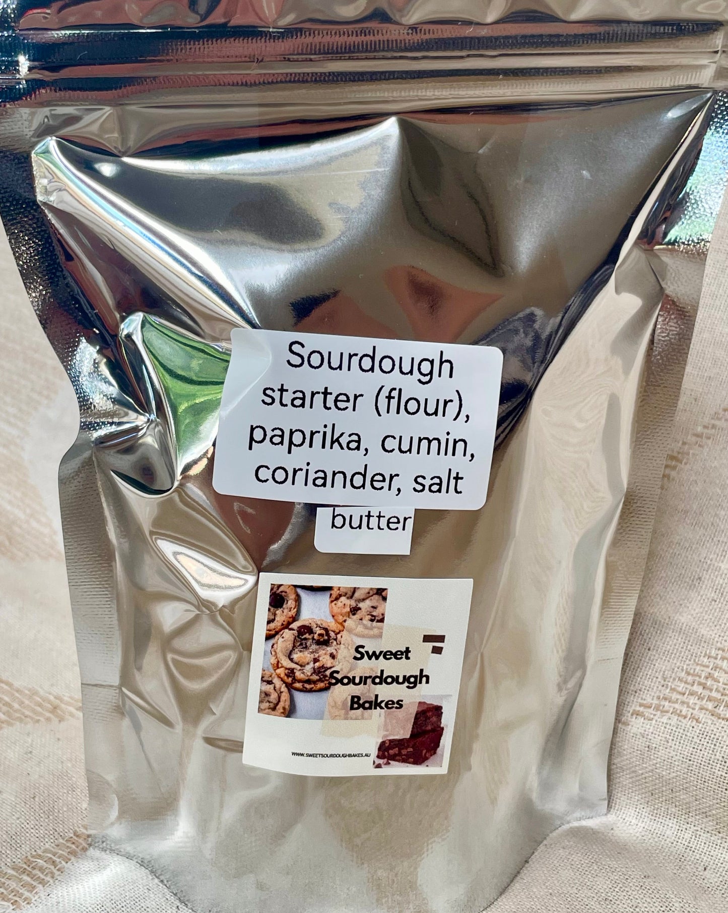 Sourdough Crackers - Cumin, Coriander, Paprika & Sea Salt