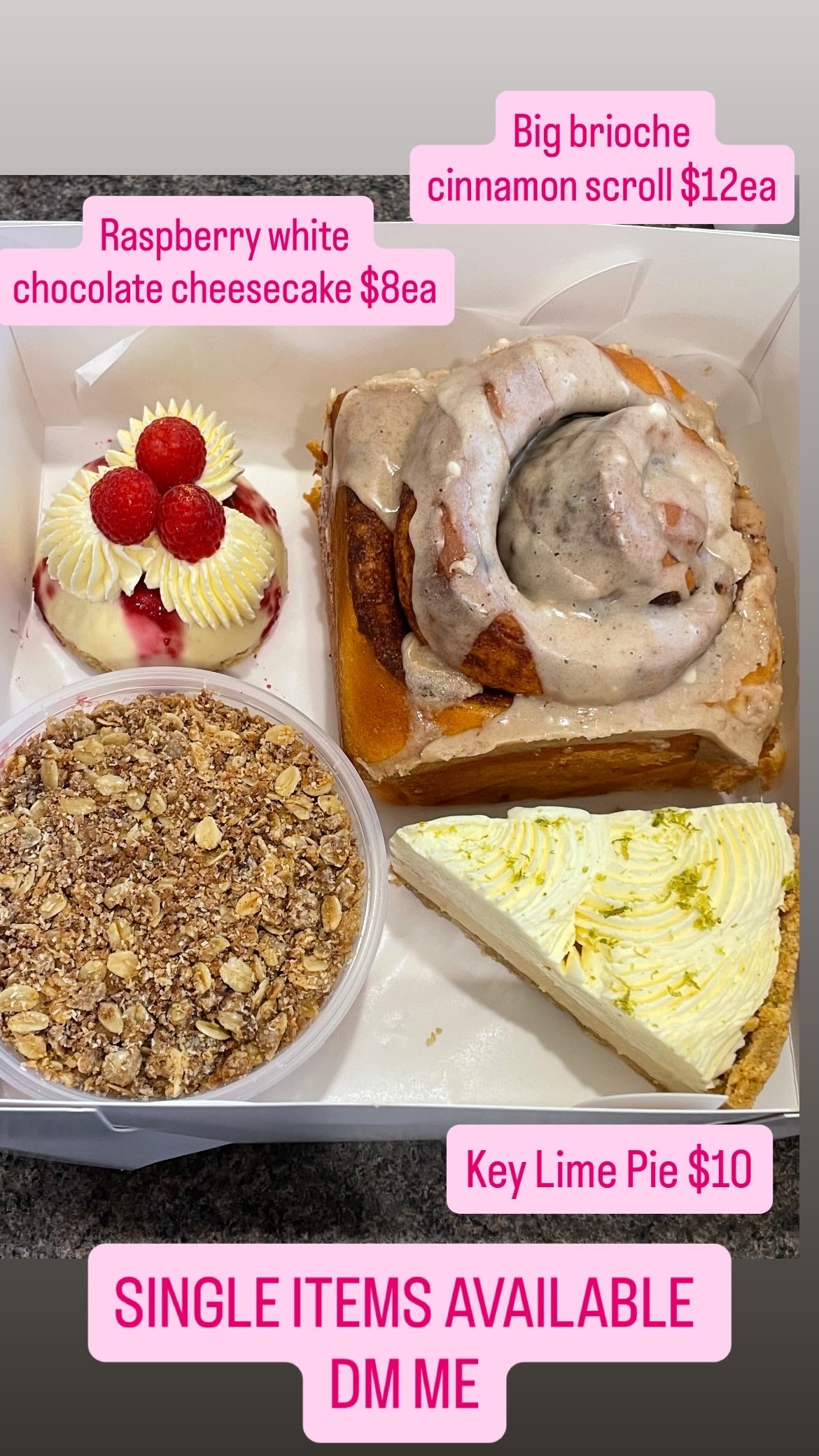 DESSERT BOX - PRE ORDER NOW