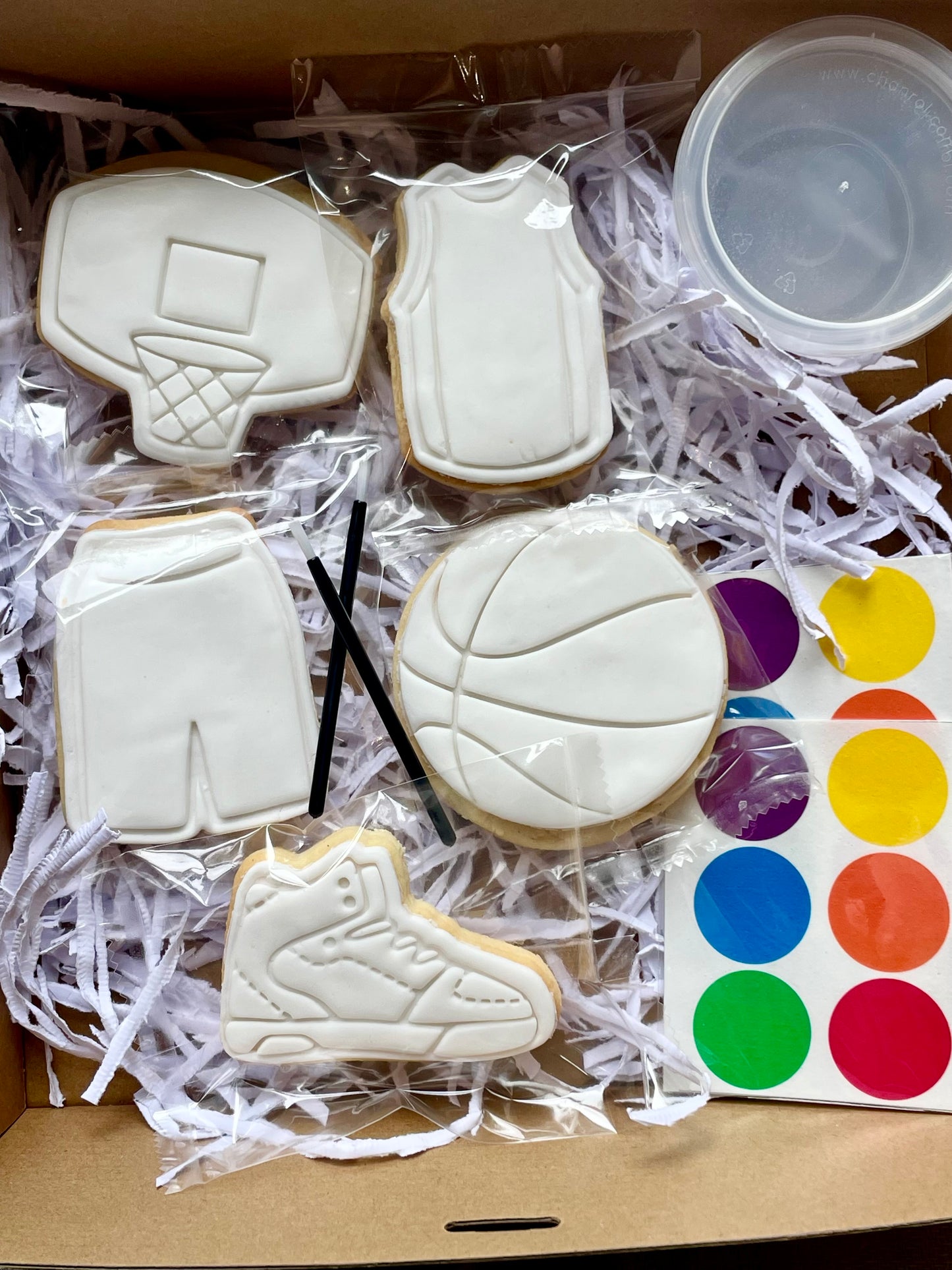 PYO Basketball Cookie Set (5)