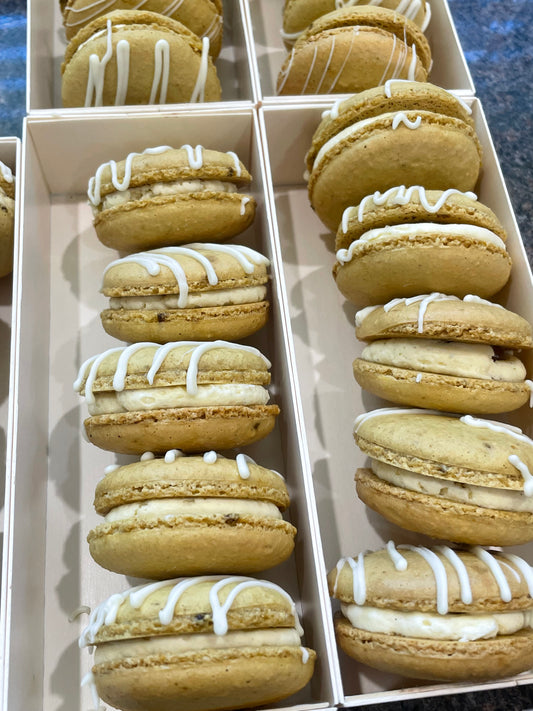 Box of 12 Salted Caramel Macarons
