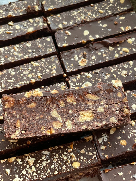 (VEGAN/GF) 1x Single Serve Cherry Ripe Slice & 1x Single Serve Chocolate Hazelnut Hedgehog Slice