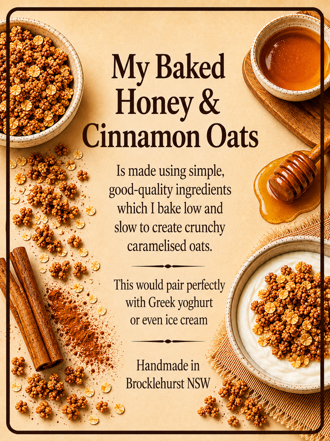 Baked Honey & Cinnamon Oats