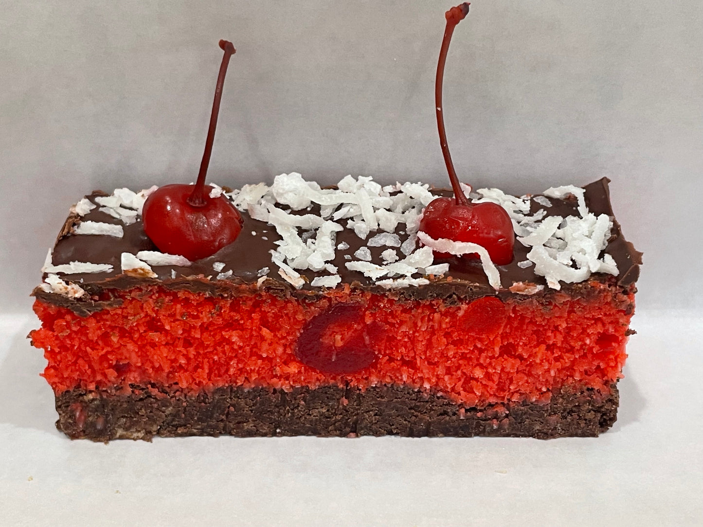 Gluten Friendly Cherry Ripe Slice - Multiple Varieties including VEGAN/GF