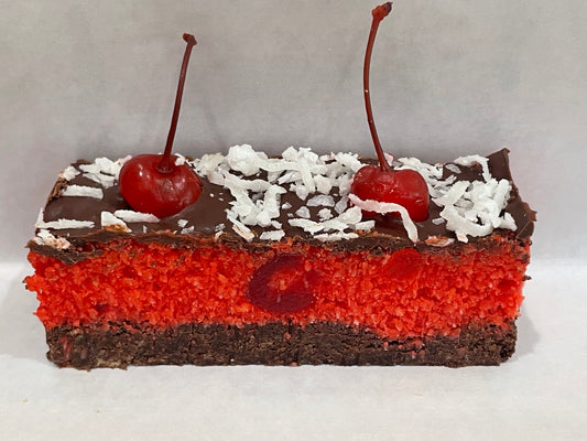 Gluten Friendly Cherry Ripe Slice - Multiple Varieties including VEGAN/GF