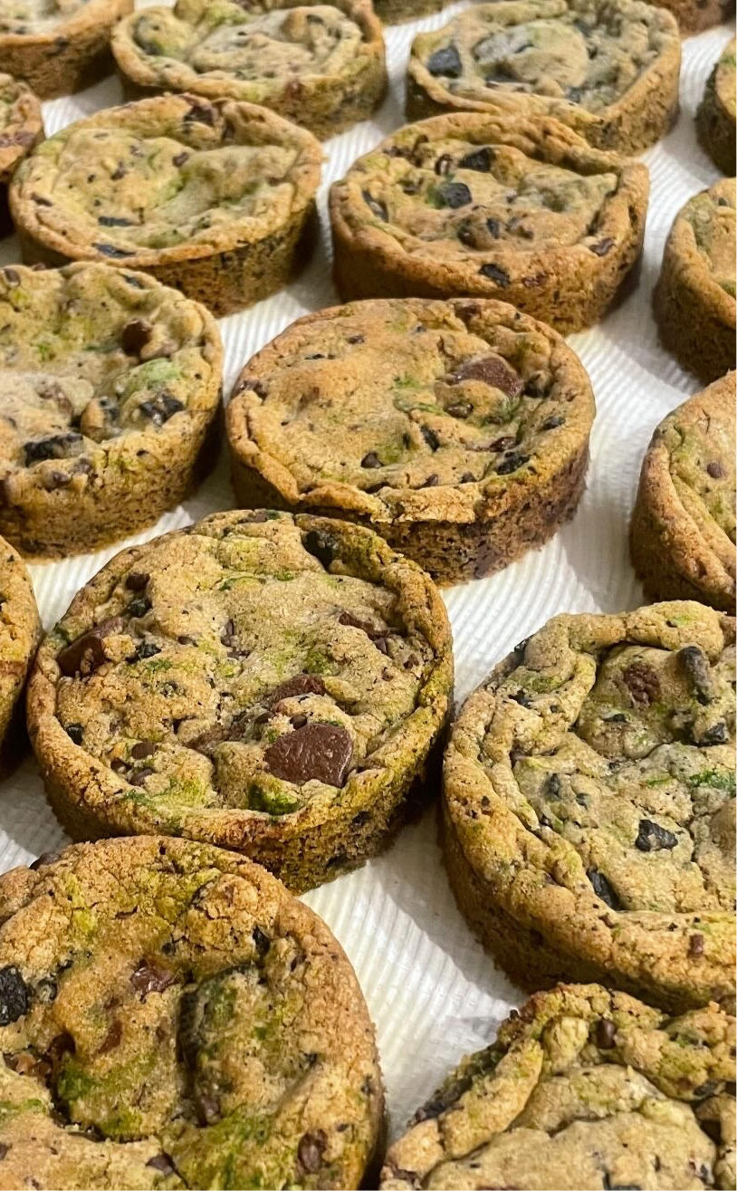 Choc Mint Sourdough Cookie