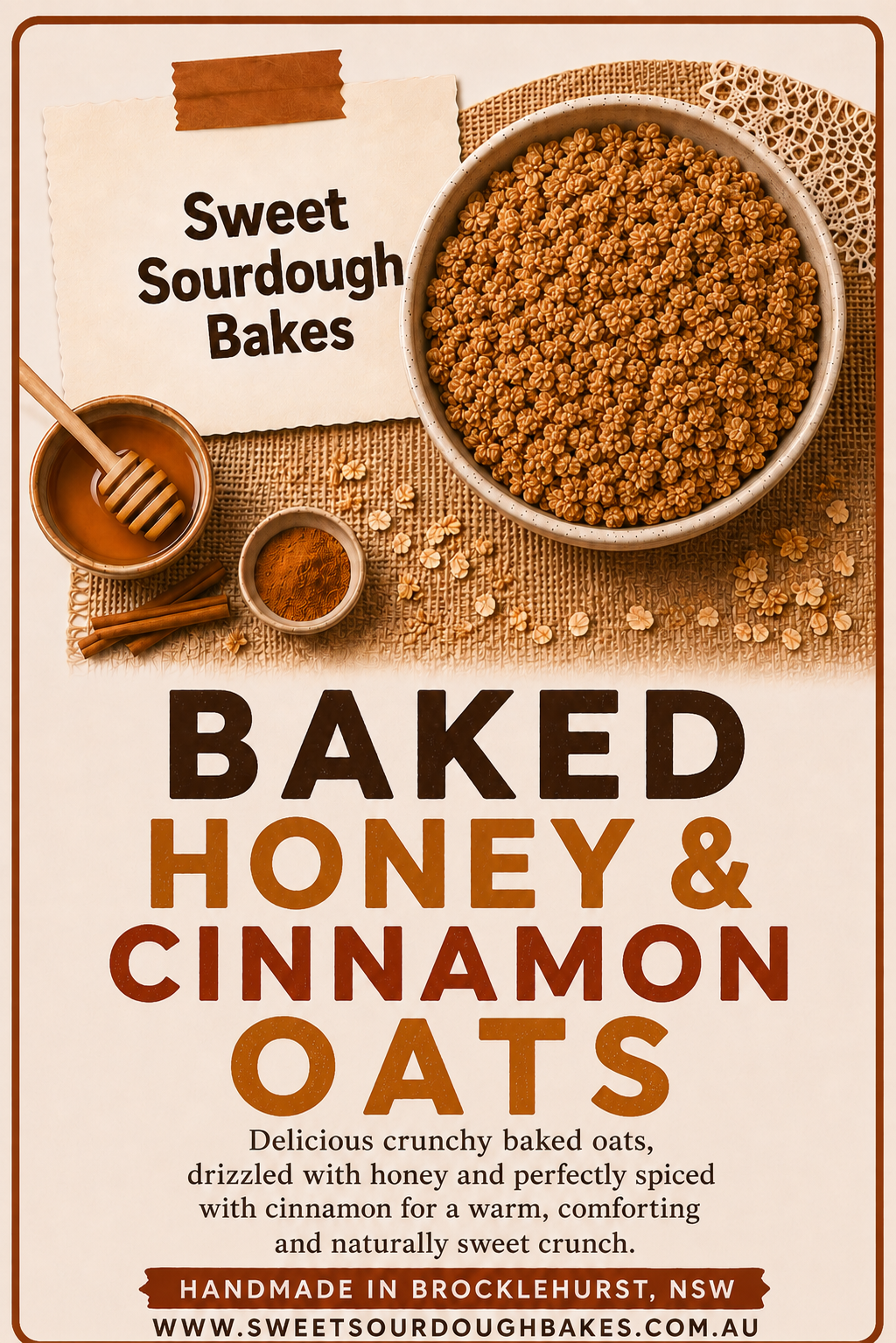 Baked Honey & Cinnamon Oats