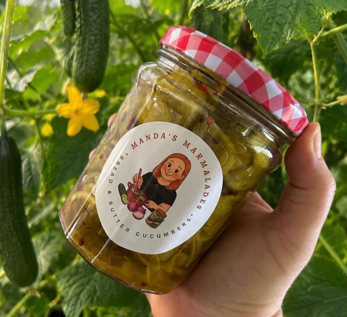 Manda's Marmalade - 200-250g BREAD & BUTTER CUCUMBERS