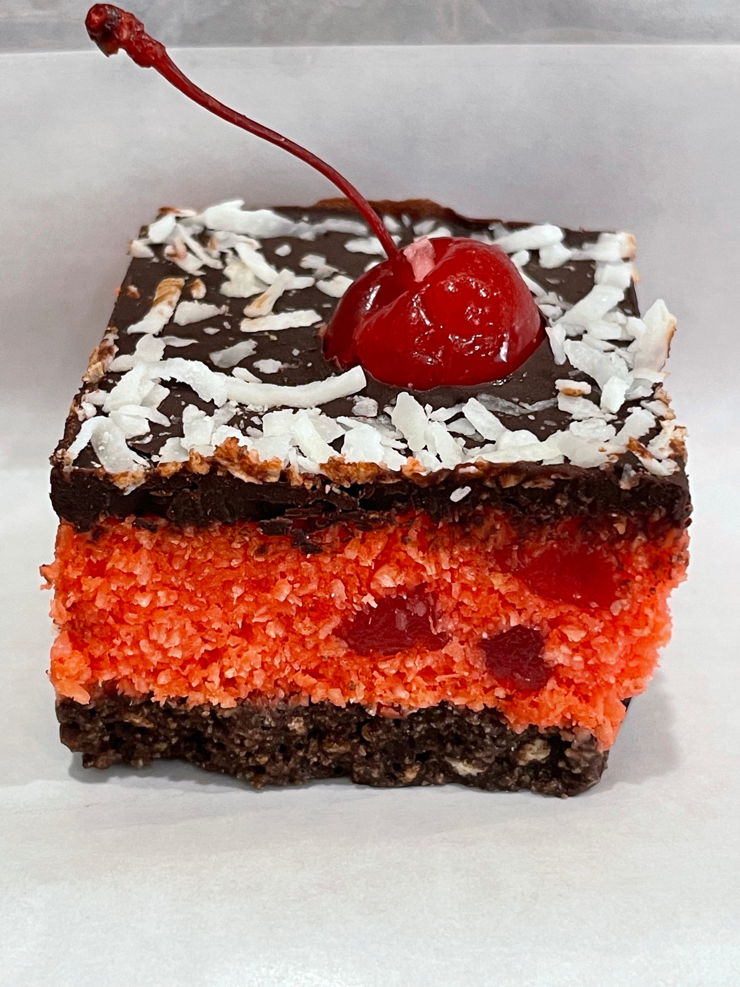 Gluten Friendly Cherry Ripe Slice - Multiple Varieties including VEGAN/GF