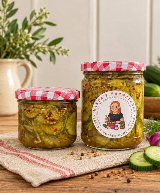 Manda's Marmalade - 200-250g BREAD & BUTTER CUCUMBERS