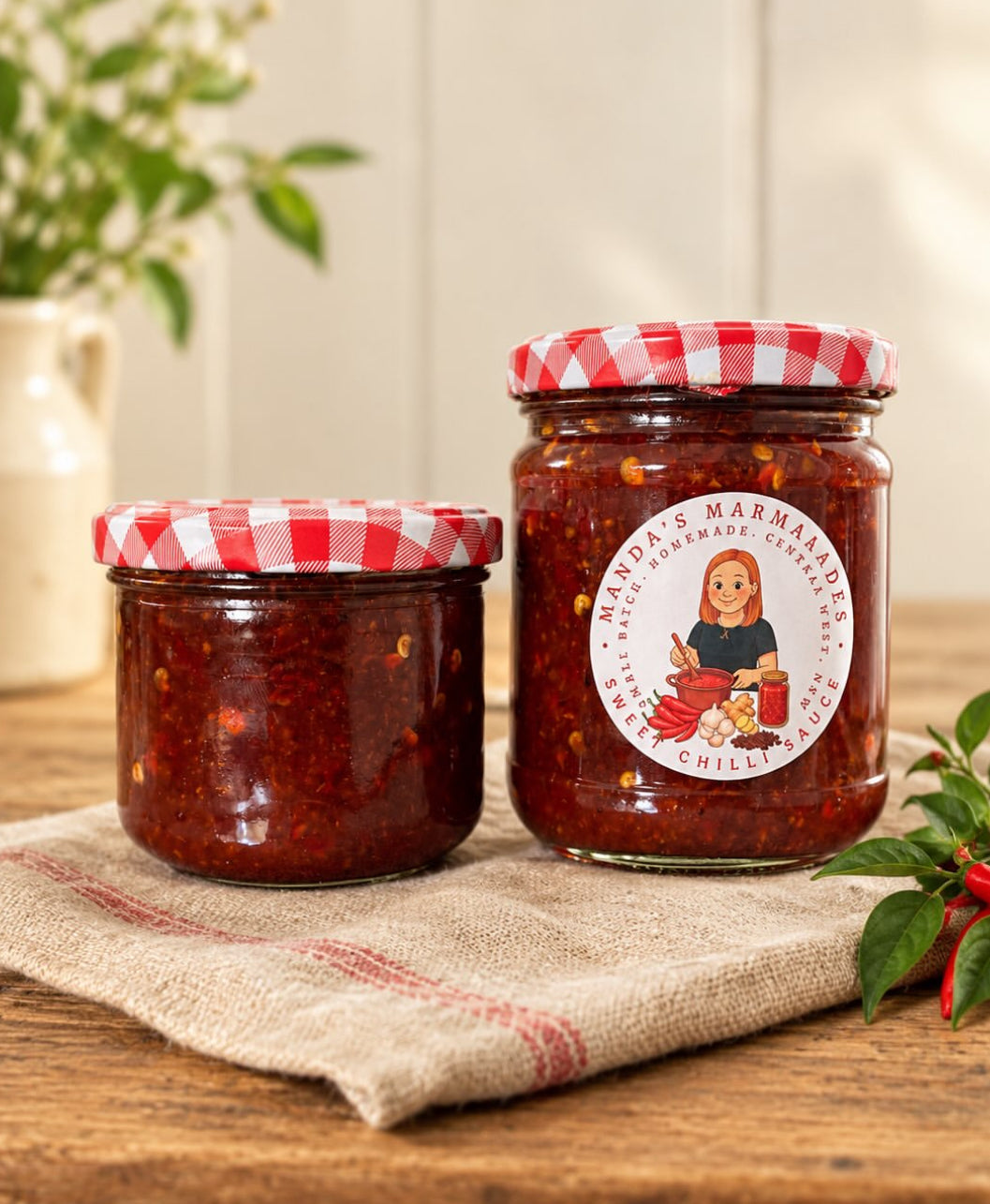 Manda's Marmalade - 375-475g SWEET CHILLI SAUCE